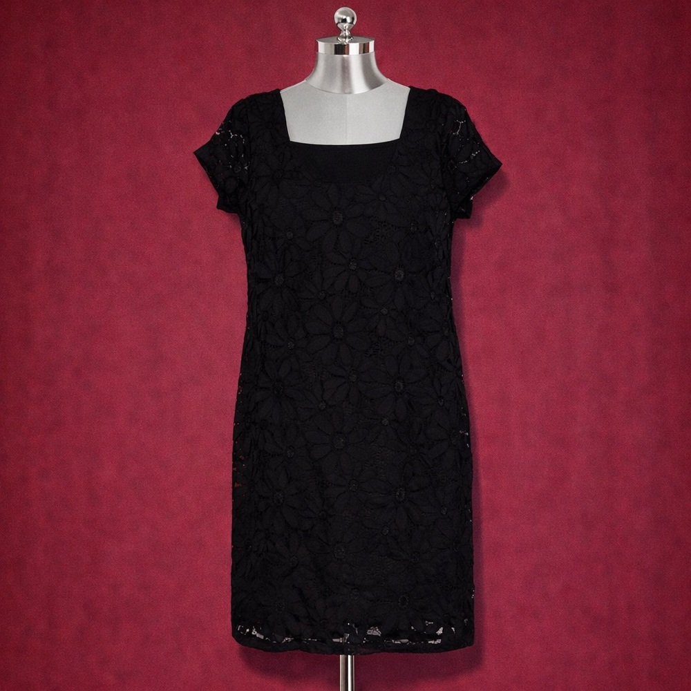 Tianna B Black Lace Dress
